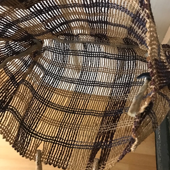 Gap Handmade Straw Tote Bag Nwt - Picture 4 of 4